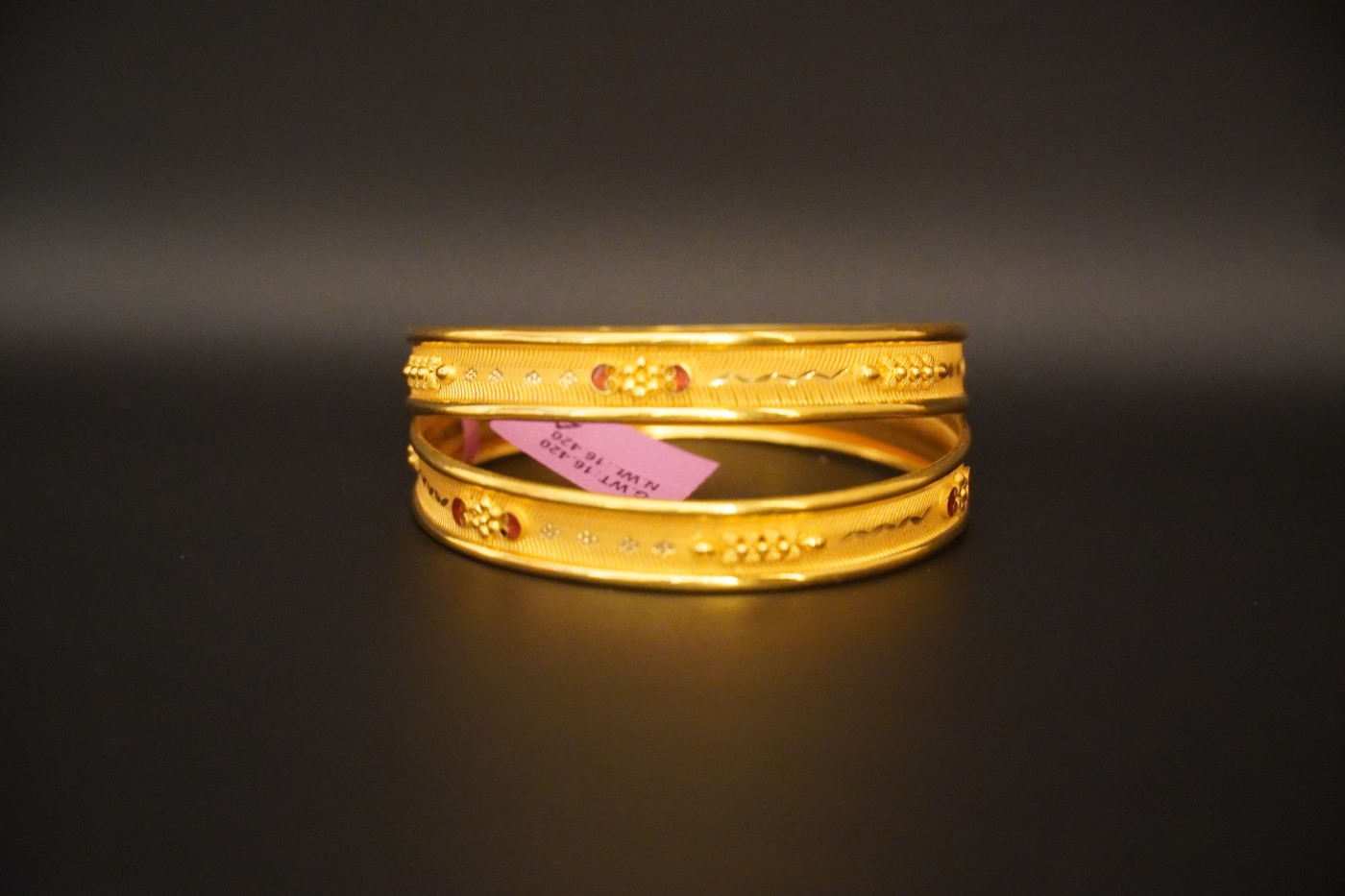Ladies' Gold Kada - E738 view 2