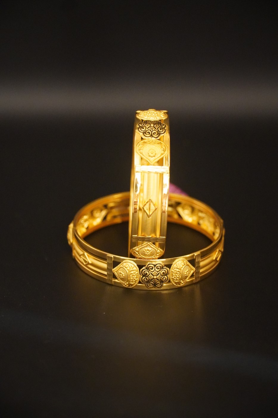 Ladies' Gold Kada - G312 view 2