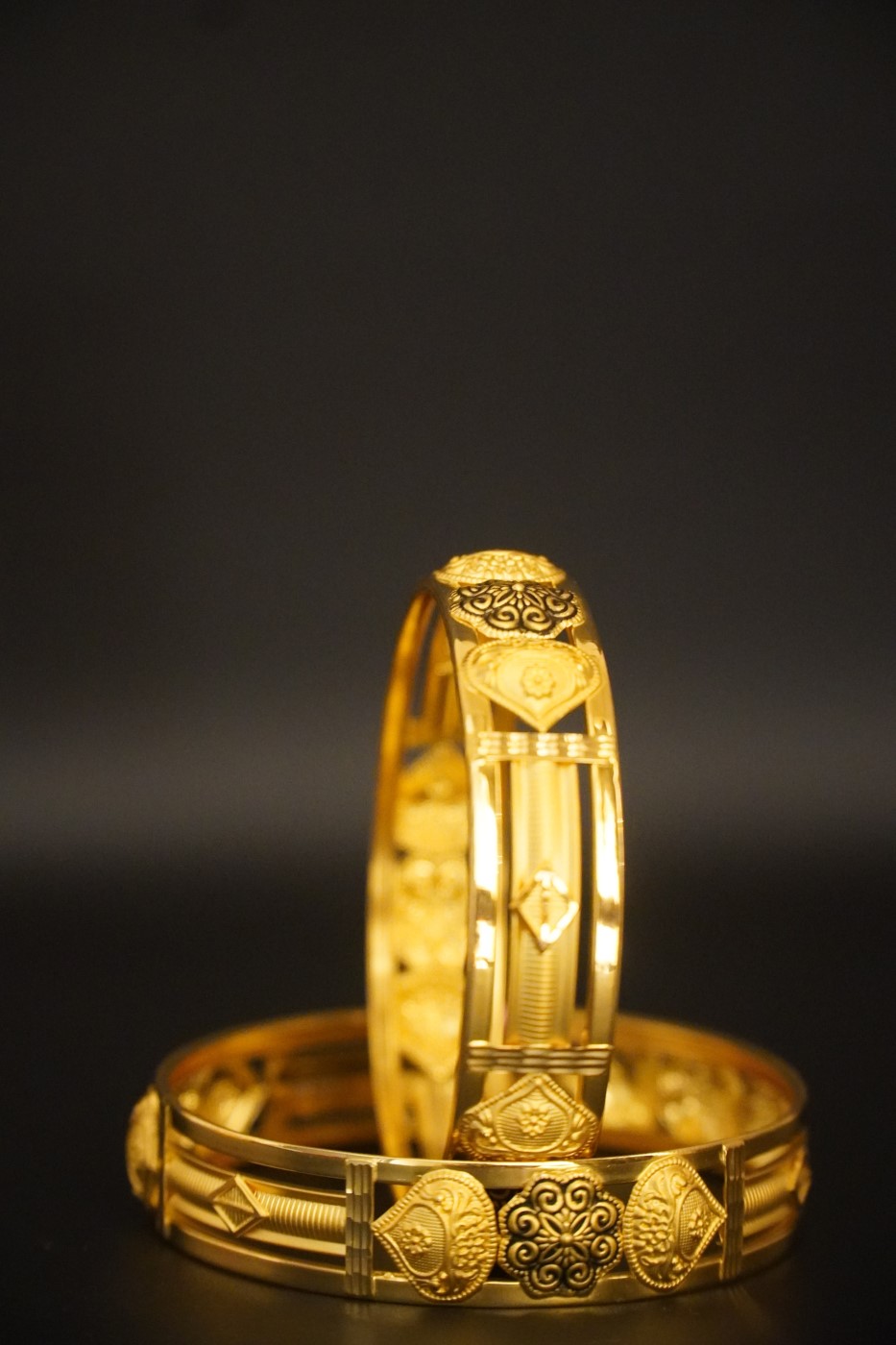 Ladies' Gold Kada - G312 view 3