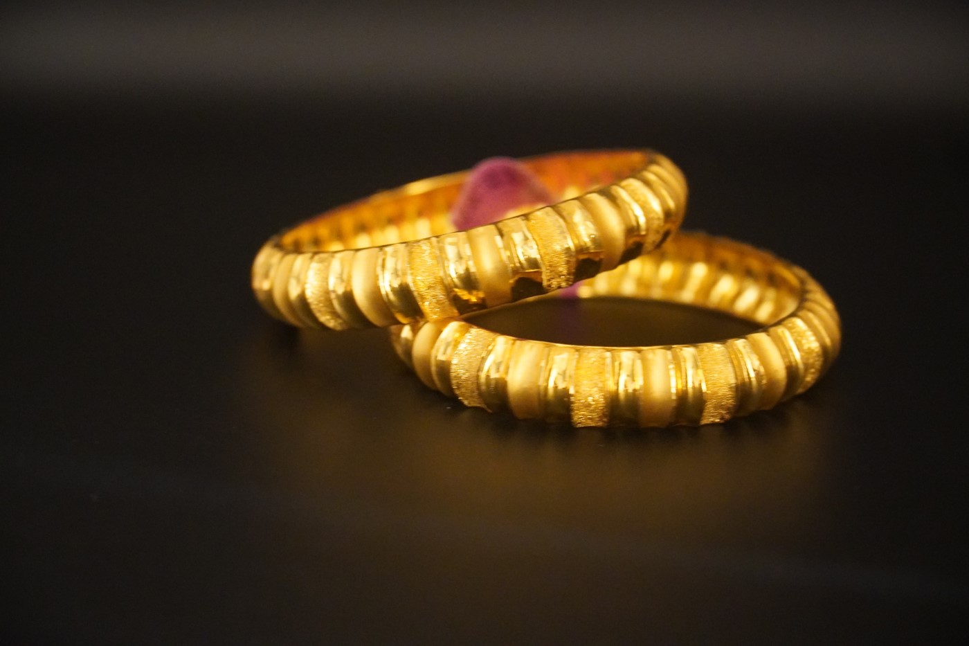 Ladies' Gold Kada - H371 view 2