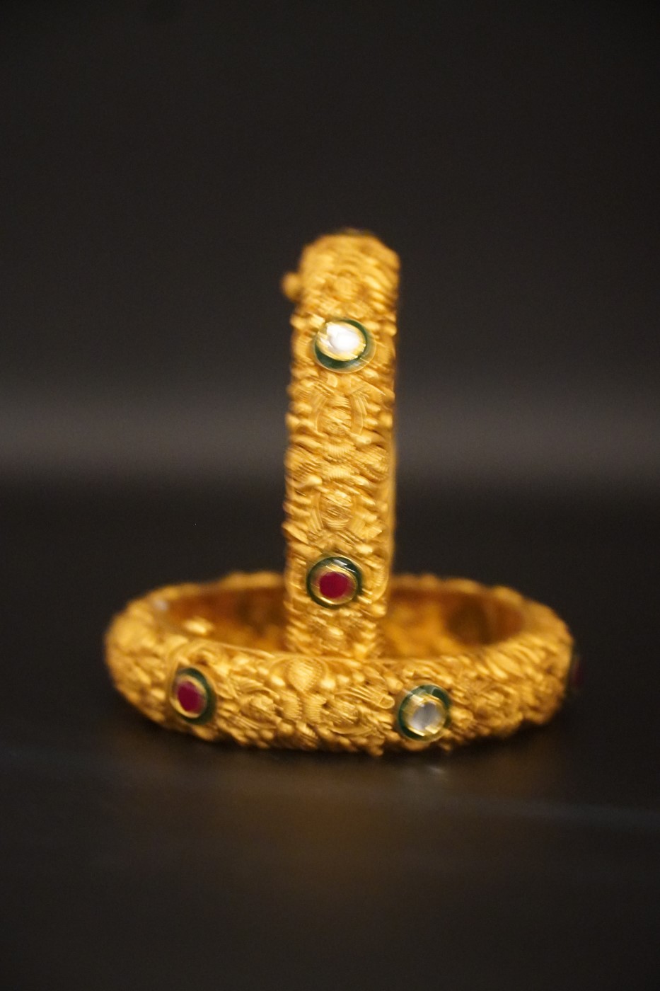 Ladies' Gold Kada - K088 view 2