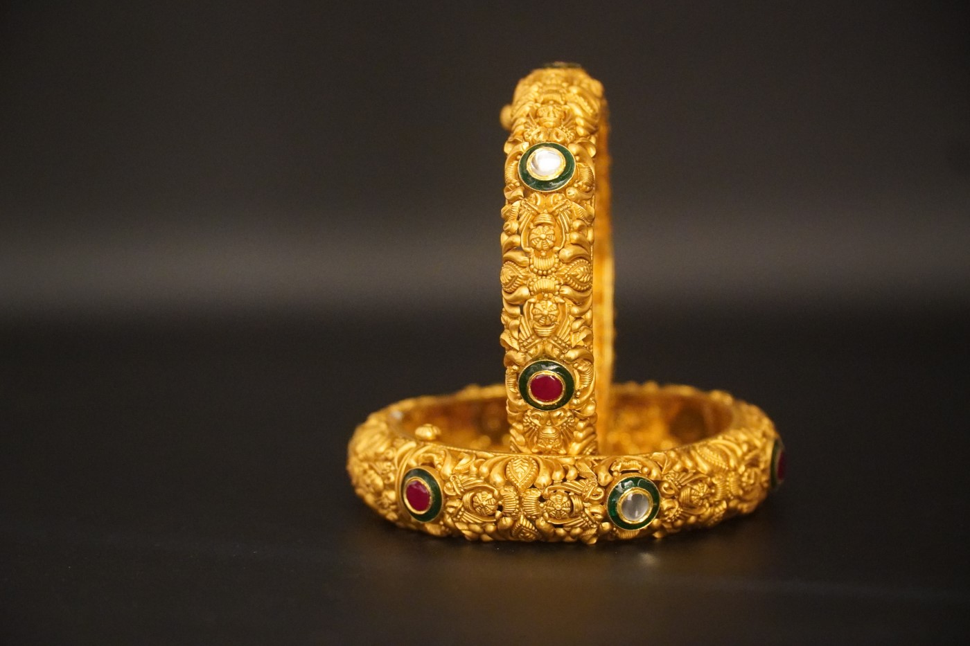Ladies' Gold Kada - K088 view 3