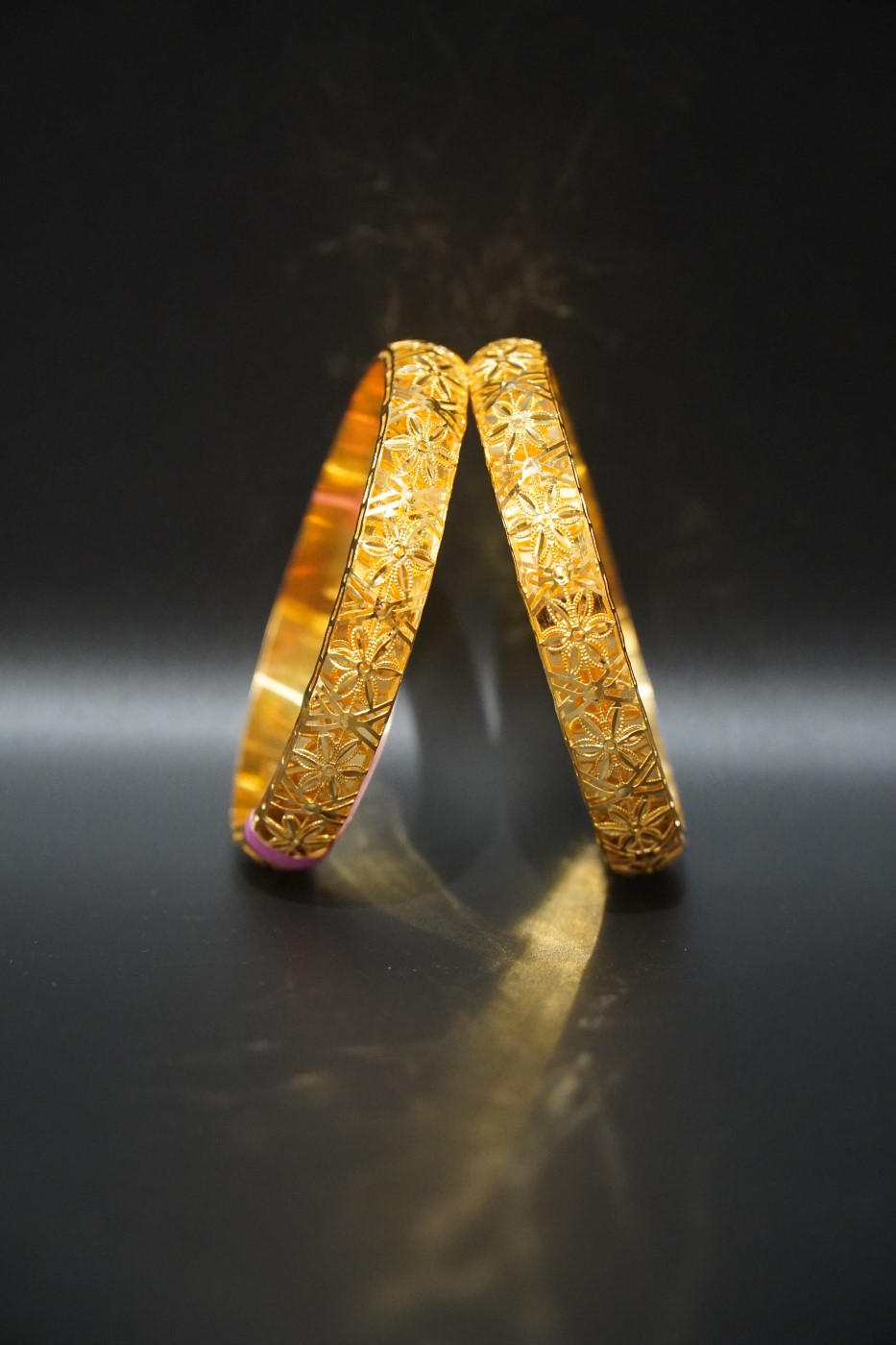Ladies' Gold Kada - K512 view 3