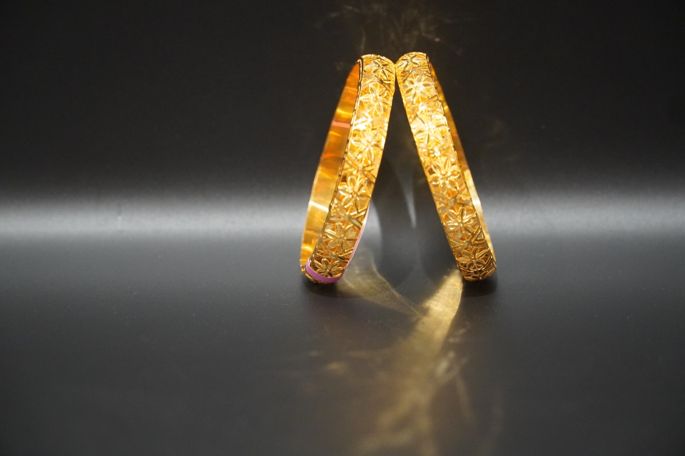 Ladies' Gold Kada - K512 view 4