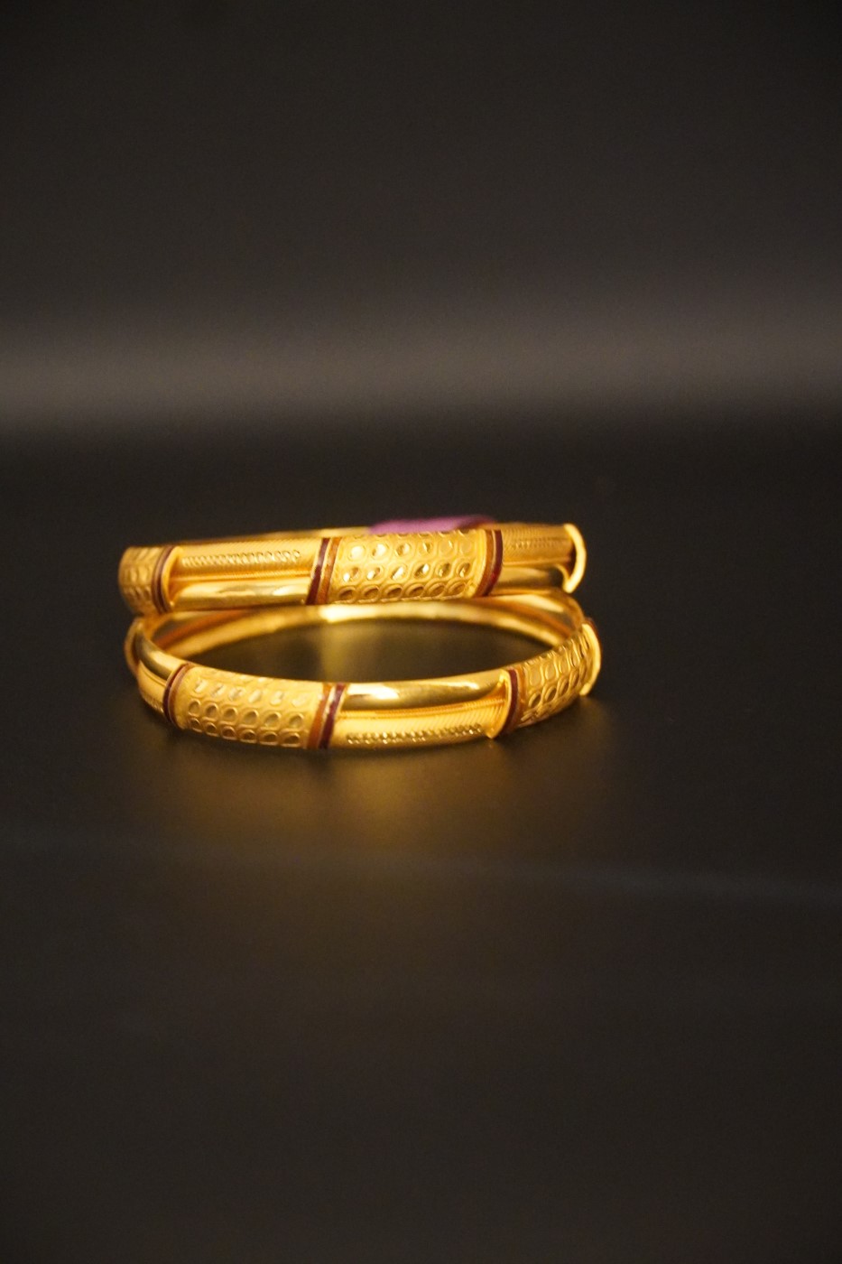 Ladies' Gold Kada - U585 view 2