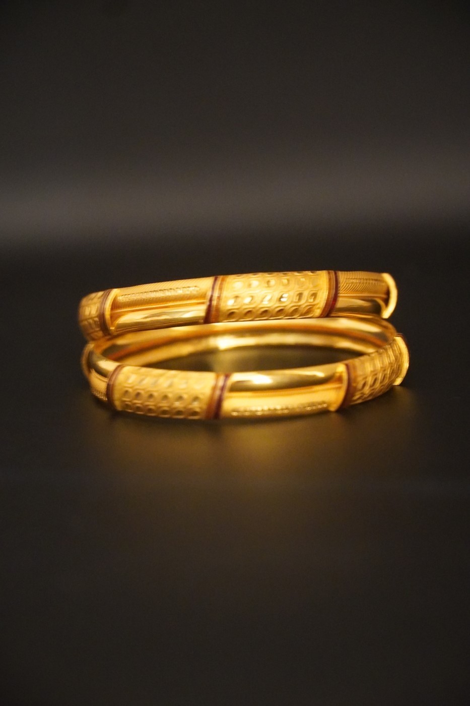 Ladies' Gold Kada - U585 view 3