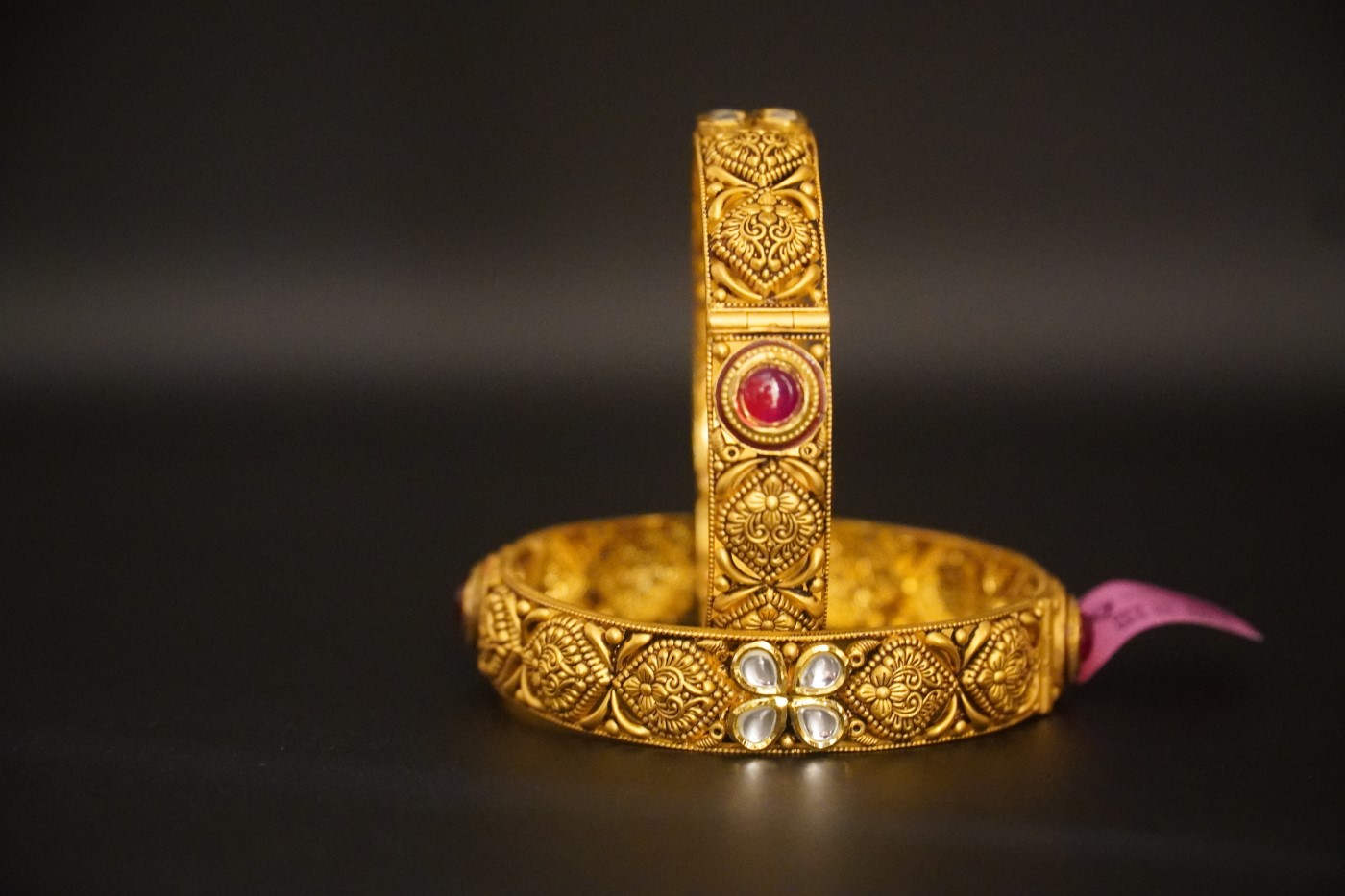 Ladies' Gold Kada - W686 view 2