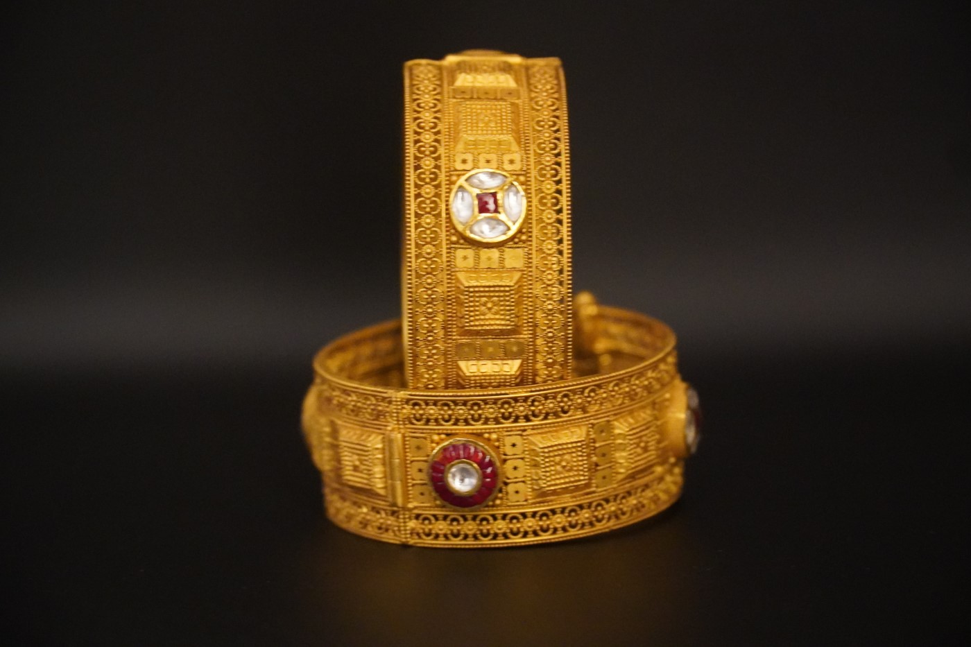 Ladies' Gold Kada - X110 view 3